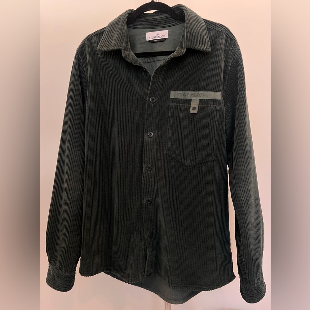 Stone Island Corduroy Button up Shirt